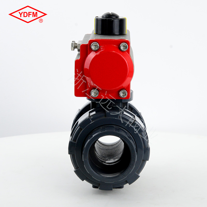 气动UPVC直通球阀